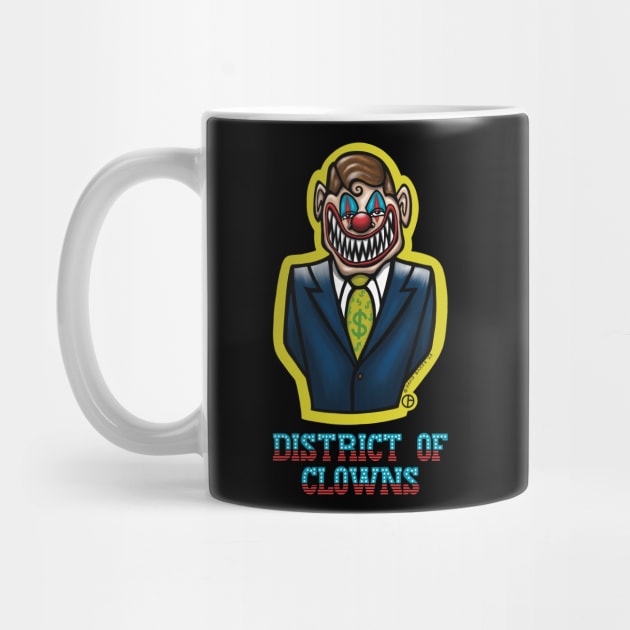 Clown Politician by Art from the Blue Room